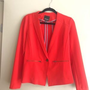 Red blazer